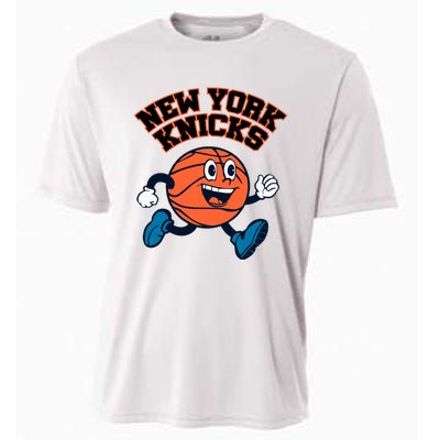 New York Knicks Basketball Running Cooling Performance Crew T-Shirt