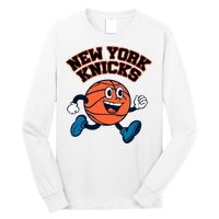 New York Knicks Basketball Running Long Sleeve Shirt