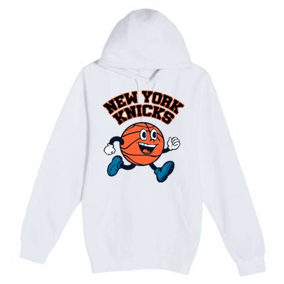 New York Knicks Basketball Running Premium Pullover Hoodie