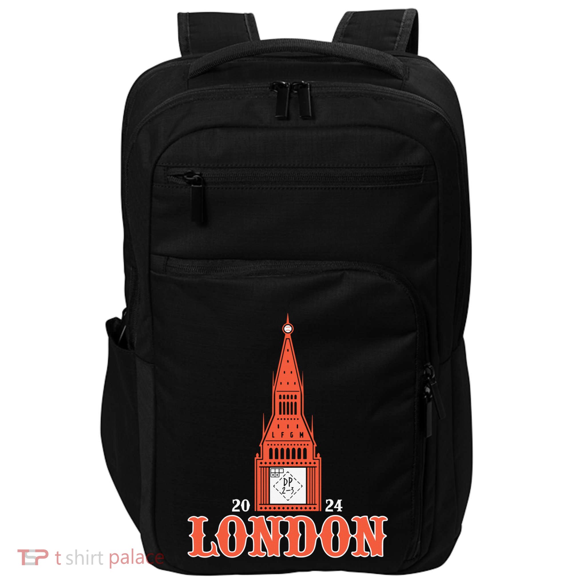New York London Clock Tower Impact Tech Backpack