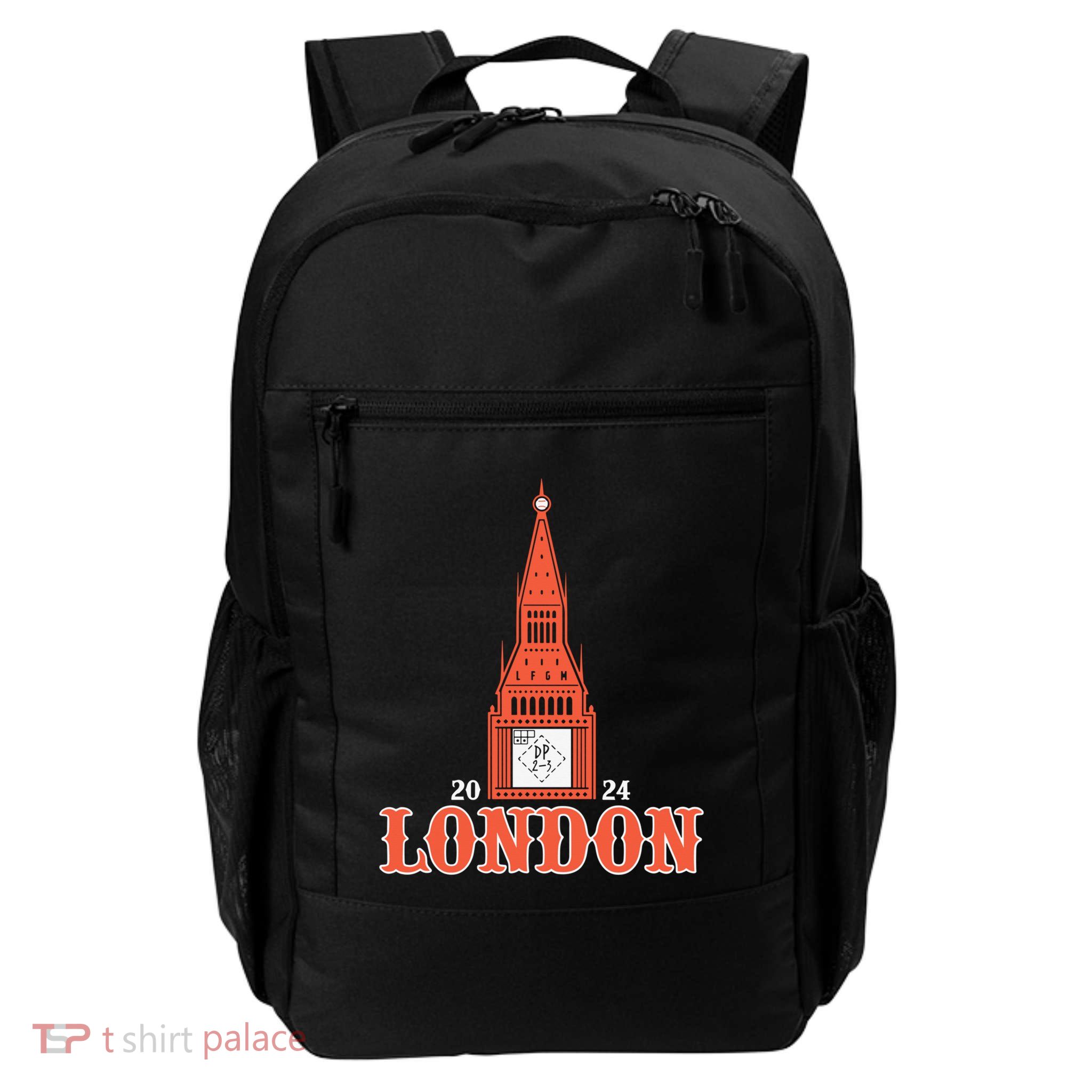 New York London Clock Tower Daily Commute Backpack