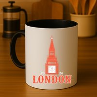 New York London Clock Tower Mug