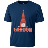 New York London Clock Tower Cooling Performance Crew T-Shirt