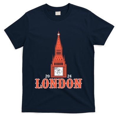 New York London Clock Tower T-Shirt