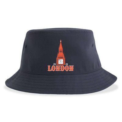 New York London Clock Tower Sustainable Bucket Hat