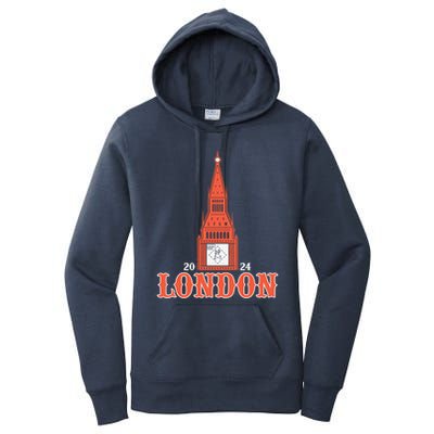 New York London Clock Tower Women's Pullover Hoodie