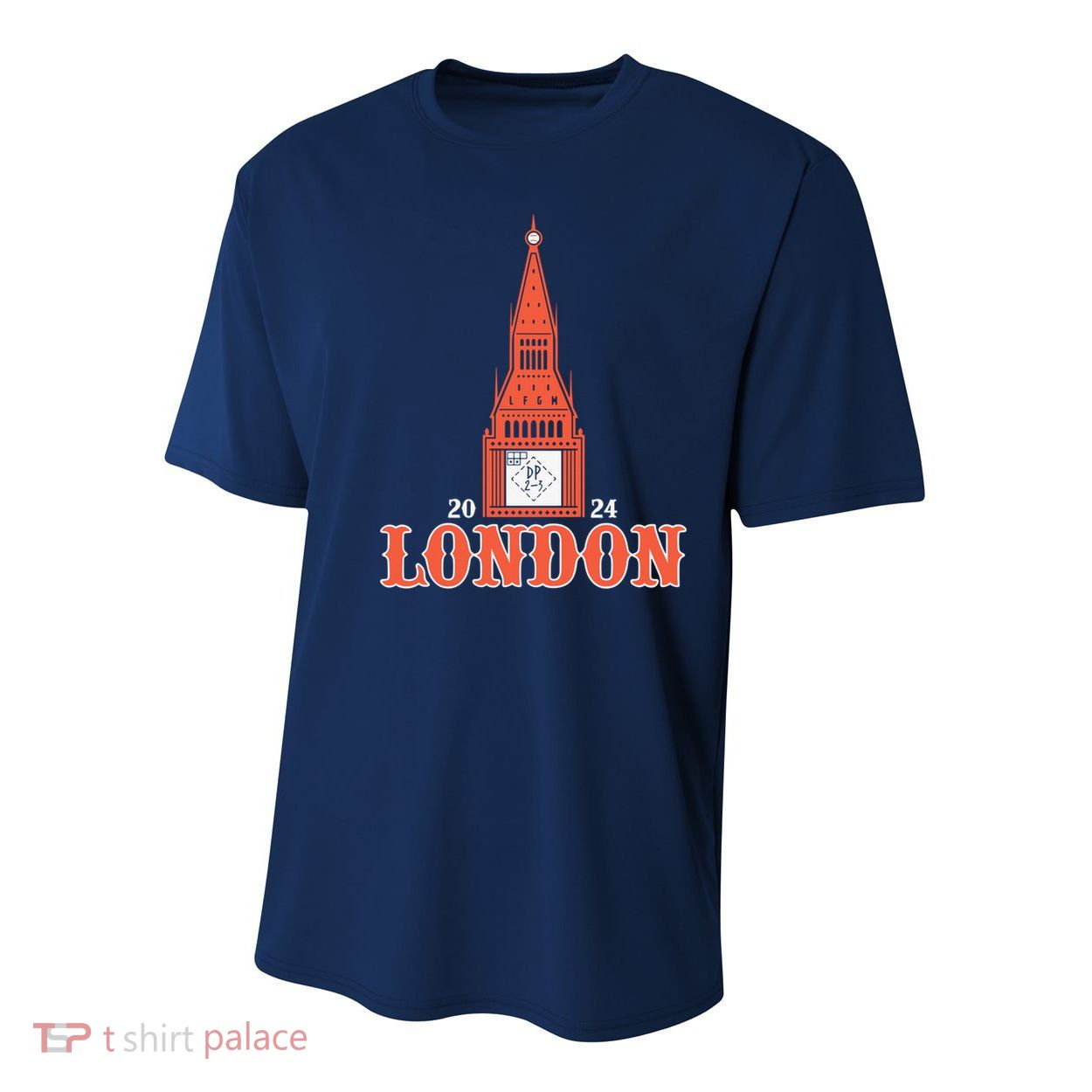 New York London Clock Tower Youth Performance Sprint T-Shirt