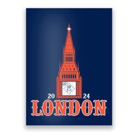 New York London Clock Tower Poster