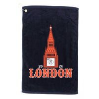 New York London Clock Tower Golf Towel