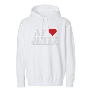 New York Loves Jeter Garment-Dyed Fleece Hoodie