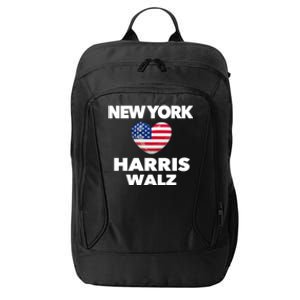 New York Loves Harris Walz America Usa Election Democrat Gift City Backpack