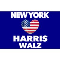 New York Loves Harris Walz America Usa Election Democrat Gift Bumper Sticker