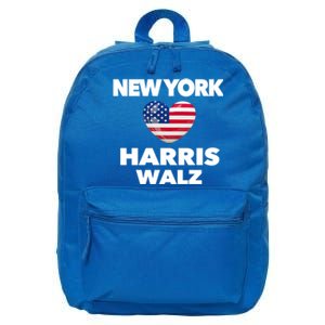 New York Loves Harris Walz America Usa Election Democrat Gift 16 in Basic Backpack