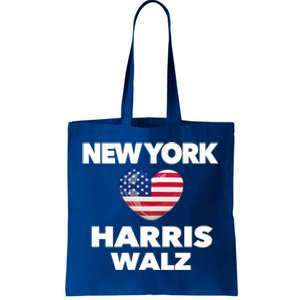 New York Loves Harris Walz America Usa Election Democrat Gift Tote Bag