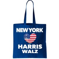 New York Loves Harris Walz America Usa Election Democrat Gift Tote Bag