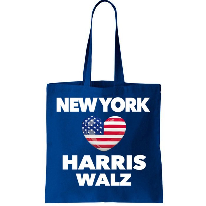 New York Loves Harris Walz America Usa Election Democrat Gift Tote Bag