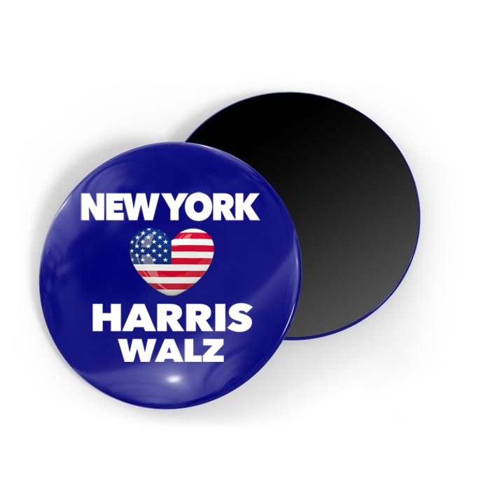 New York Loves Harris Walz America Usa Election Democrat Gift Magnet