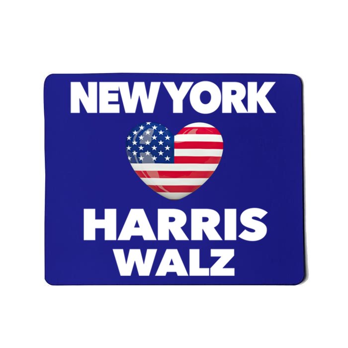 New York Loves Harris Walz America Usa Election Democrat Gift Mousepad