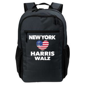 New York Loves Harris Walz America Usa Election Democrat Gift Daily Commute Backpack