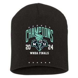 New York Liberty 2024 Championship Short Acrylic Beanie