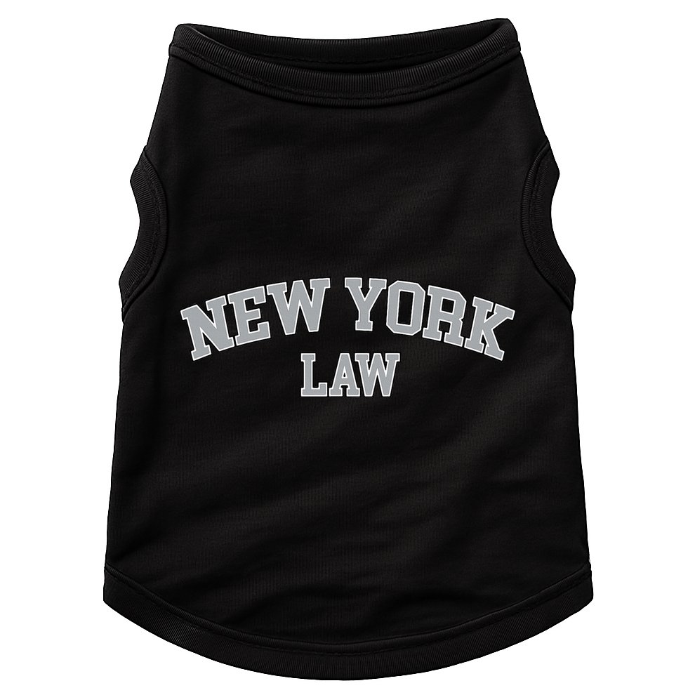 New York Lawyer Attorney Bar Graduate School Law Gift Doggie Tank