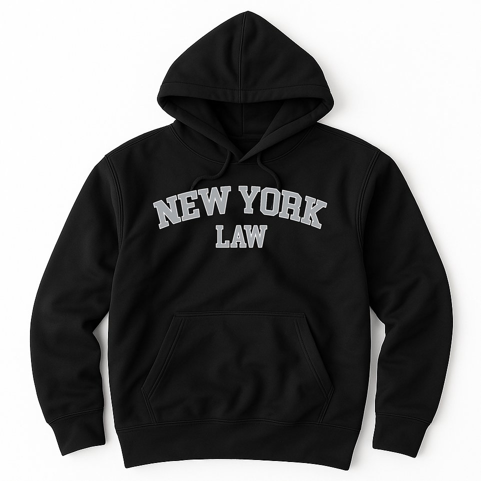 New York Lawyer Attorney Bar Graduate School Law Gift Hoodie