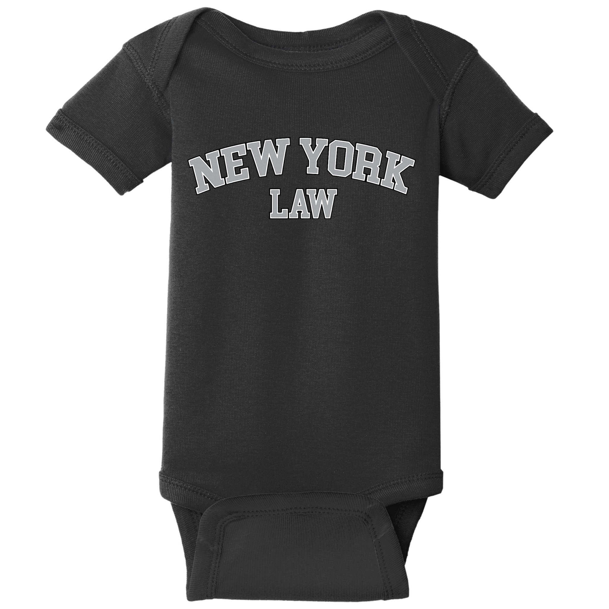New York Lawyer Attorney Bar Graduate School Law Gift Baby Bodysuit