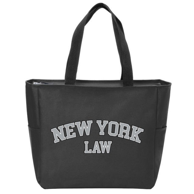 New York Lawyer Attorney Bar Graduate School Law Gift Zip Tote Bag