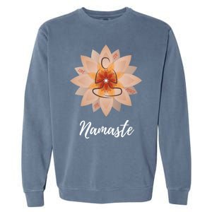 Namaste Yoga Lover Cool Gift Garment-Dyed Sweatshirt