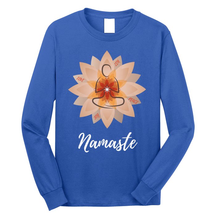 Namaste Yoga Lover Cool Gift Long Sleeve Shirt