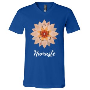 Namaste Yoga Lover Cool Gift V-Neck T-Shirt