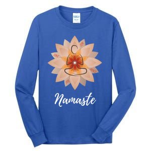 Namaste Yoga Lover Cool Gift Tall Long Sleeve T-Shirt