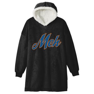 New York Meh Hooded Wearable Blanket