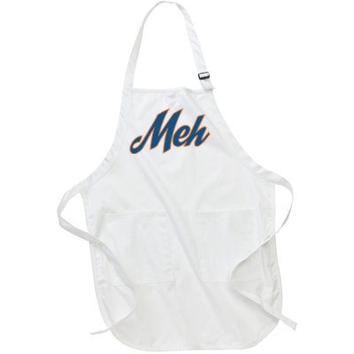 New York Meh Full-Length Apron With Pockets