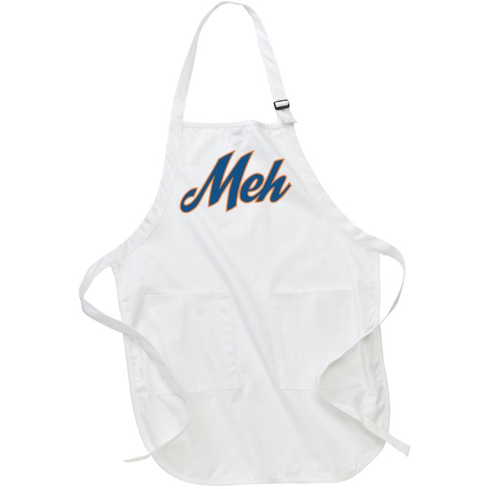 New York Meh Full-Length Apron With Pockets