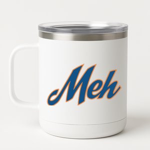 New York Meh 12 oz Stainless Steel Tumbler Cup