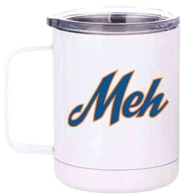 New York Meh 12 oz Stainless Steel Tumbler Cup