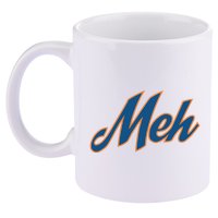 New York Meh 11oz C Handle Ceramic Mug
