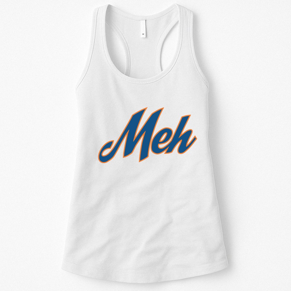 New York Meh Womens Tank Top