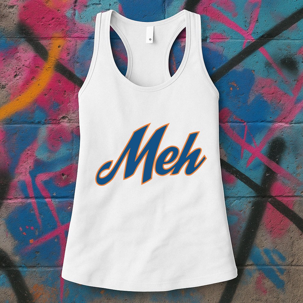New York Meh Womens Tank Top