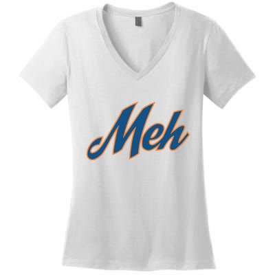New York Meh Women's V-Neck T-Shirt