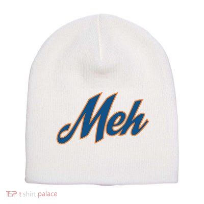 New York Meh Short Acrylic Beanie