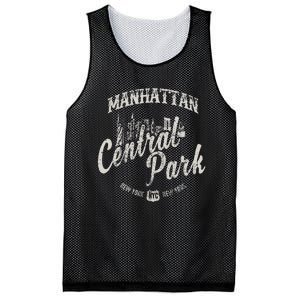 New York Manhattan Central Park Mesh Reversible Basketball Jersey Tank