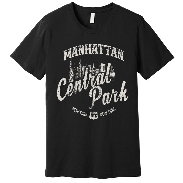 New York Manhattan Central Park Premium T-Shirt