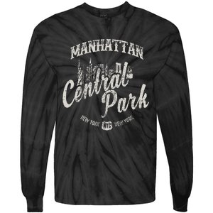 New York Manhattan Central Park Tie-Dye Long Sleeve Shirt