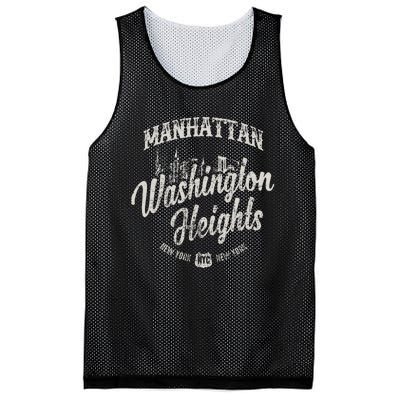 New York Manhattan Washington Heights Mesh Reversible Basketball Jersey Tank