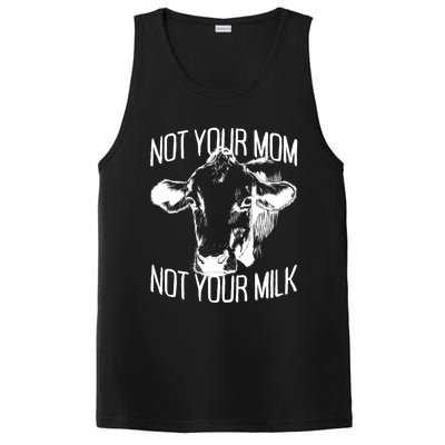 Not Your Mom Not Your Milk Veggie Life Veganism Cow Vegan Meaningful Gift PosiCharge Competitor Tank