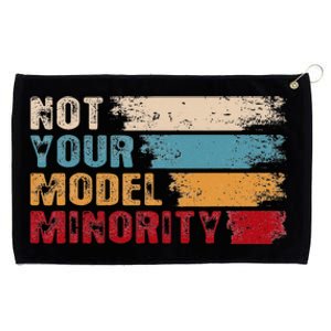 Not Your Model Minority Stop Asian Hate Proud Af To Be Asian Grommeted Golf Towel