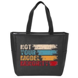 Not Your Model Minority Stop Asian Hate Proud Af To Be Asian Zip Tote Bag