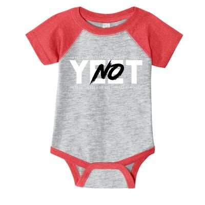 No Yeet Infant Baby Jersey Bodysuit